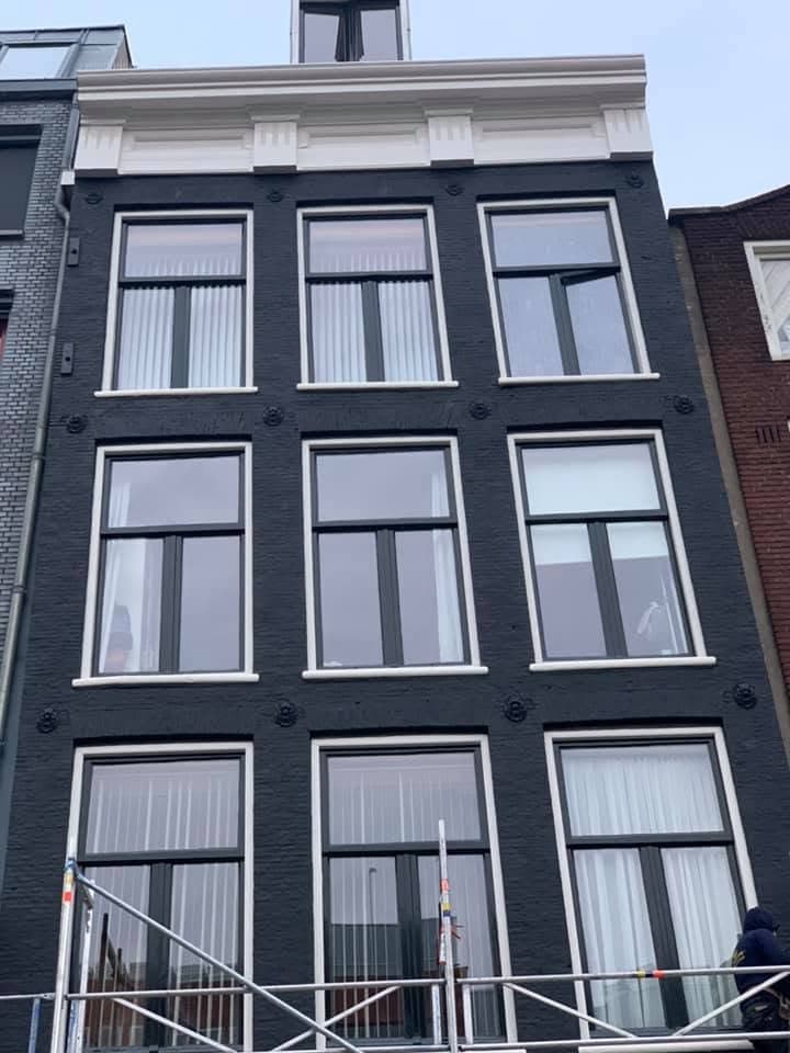 Afgeronde gevelrenovatie - Amsterdam